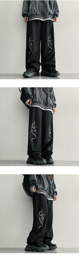 Dulton Star Wide Banding Pants (3 colors)