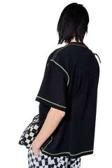 配色ステッチTシャツ