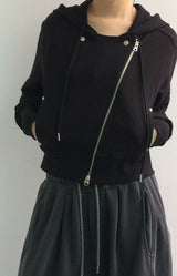 Bitline Curve Hooded Zip-up