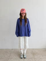 マカロン ロング ノースリーブ Tシャツ