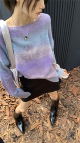 Turtleneck loose fit knitwear