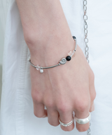 AQUA SHELL BRACELET_BLACK