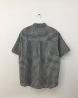テリーヌシアーサッカーチェックシャツ (3color)