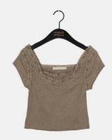 Notter Double Lace Square Short Sleeve T-shirt