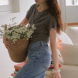 ルイラップド半袖Tシャツ
