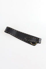 Layer wide studded belt