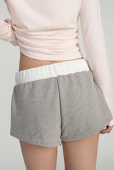 09 Numbering shorts, Gray/Pink