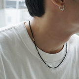 グリッターネックレス BLACK (M)