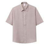Lori Linen Oversized Fit Short Sleeve Shirt Shirt