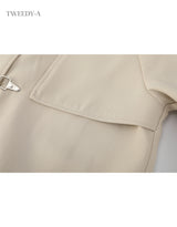 Chelsea Single Half Trench Coat 2 Colors
