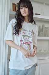 26SS★ Candle Heart Short Sleeve Tee