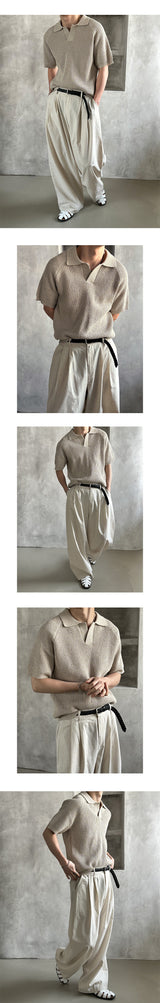 [S/S] Linen raglan open kara knit(4color)