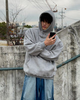 Chrono Button Hoodie (Gray)