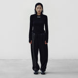 Shiny banding Pants