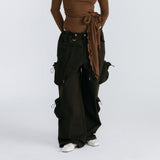 POCKET CARGO PANTS / BLACK