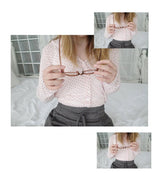 sheer rib button cardigan (2c)