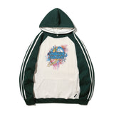 EL Stardust Raglan Line Hoodie T-Shirt 4Color