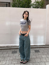 DEVIS WIDE DENIM JEANS