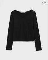 【B-BASIC】スタンダードVネック長袖Tシャツ