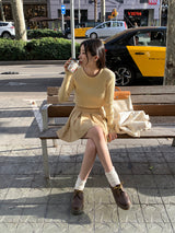 [MADE] Peto Pintuck Mini Skirt