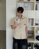 Meji Patchwork Shirt(White)