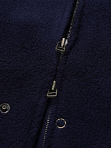 Raglan fleece zip-up 2color