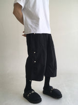 ストラップ ピンタック バミューダパンツ(3colors)