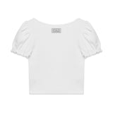 Lace Puff T-shirt (White)