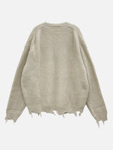 Nut mohair damage cardigan 3C