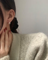 (silver925) ツーラインワンタッチピアス *silver