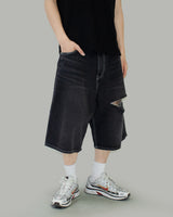 Nikki Damaged Bermuda Pants