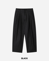 Dense Herringbone Two Tuck Pants