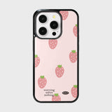 holiday epoxy bumper case (strawberry)