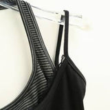 ゼイン レイヤード ストラップ プリント トップ