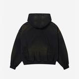 Oversized Full Zip Hoodie - Faded Black