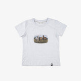 Horses Graphic Tee_Light grey