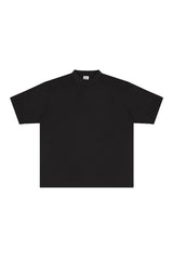 ヘビーウェイトコットンモックネックTシャツ