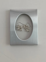 Silver balls earrings