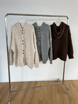 Bernie Hooded Knit Cardigan (3 colors)