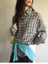 Lazy Log Check Shirt (2color)
