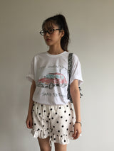 ミニカーオーバーフィットTシャツ (2color)