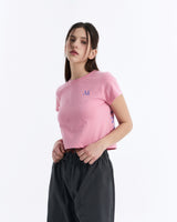 シグネチャーアークバックロゴTシャツ (Pink, Olive)