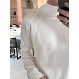 [MUSCLE FIT] Curved line half pola sleeves(3color)