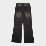 (UNISEX) メゾンロングブーツカットデニム