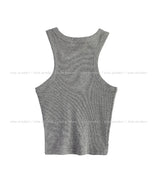 [U-BASIC] Winnie Halter Ribbed Sleeveless