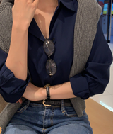 Teed Standard Shirt Blouse / 14 colors