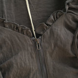 Riel Shirring Zip Top