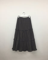 Nadine Check Frill Skirt (2color)