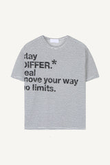 Disturb striped print T-shirt