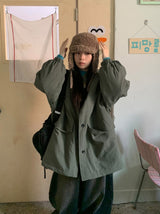 [unisex] ペッターハーフボンバーパディングジャンパー